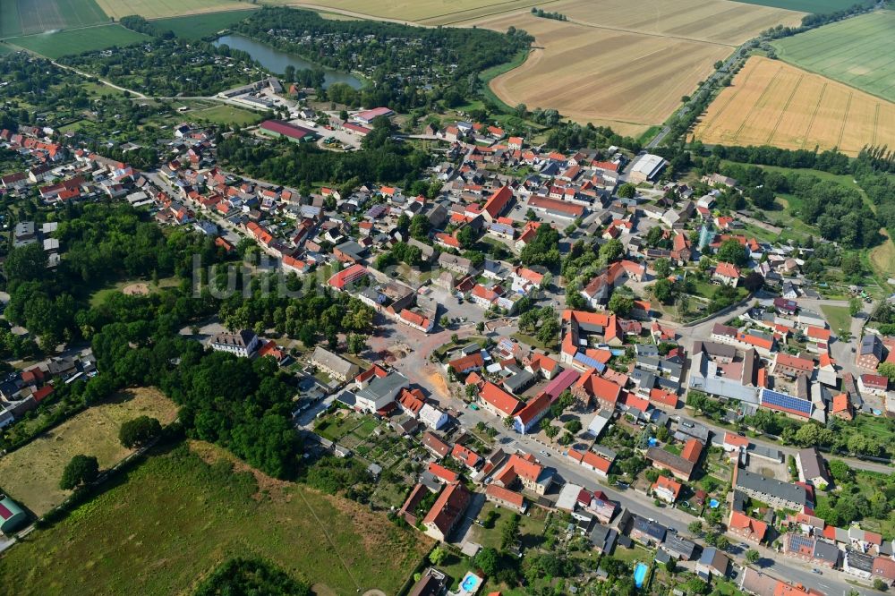 Westeregeln aus der Vogelperspektive: Ortsansicht in Westeregeln im Bundesland Sachsen-Anhalt, Deutschland