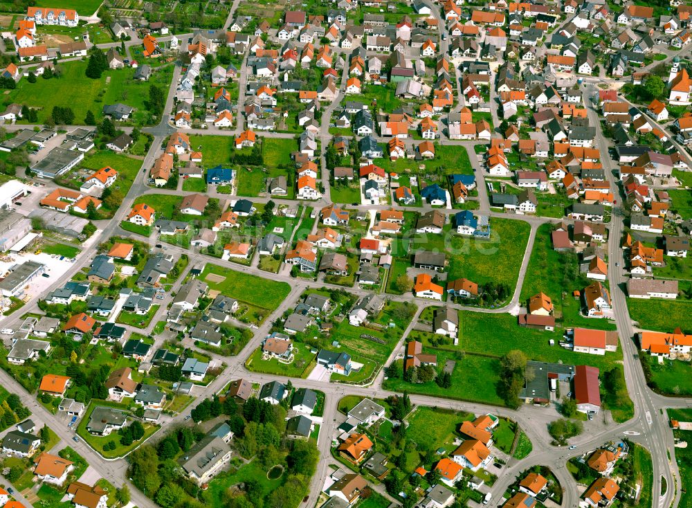 Luftaufnahme Westerheim - Ortsansicht in Westerheim im Bundesland Baden-Württemberg, Deutschland