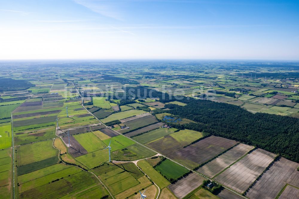 Westre aus der Vogelperspektive: Ortsansicht in Westre im Bundesland Schleswig-Holstein, Deutschland