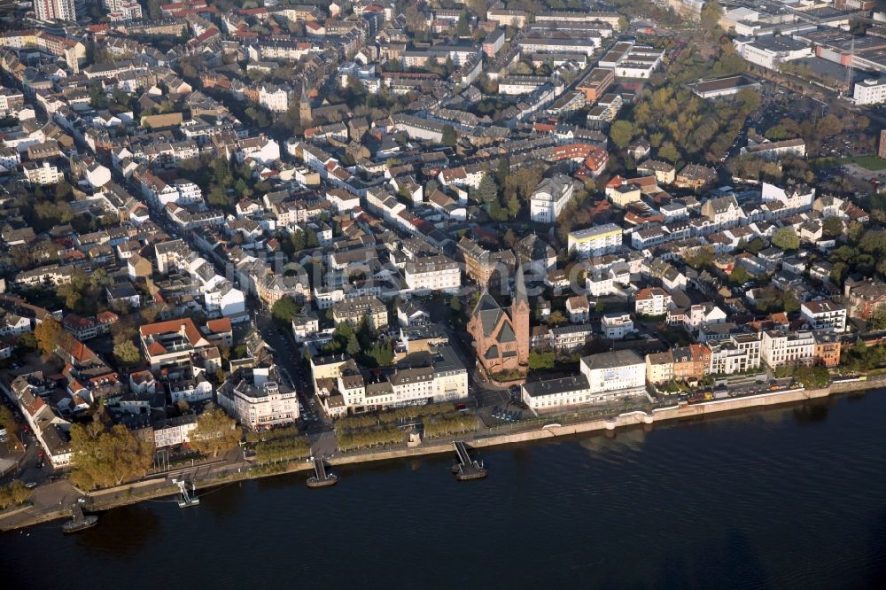 Wiesbaden-Biebrich von oben - Ortsansicht von Wiesbaden Biebrich im Bundesland Hessen