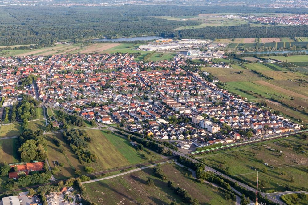 Wiesental aus der Vogelperspektive: Ortsansicht in Wiesental im Bundesland Baden-Württemberg, Deutschland