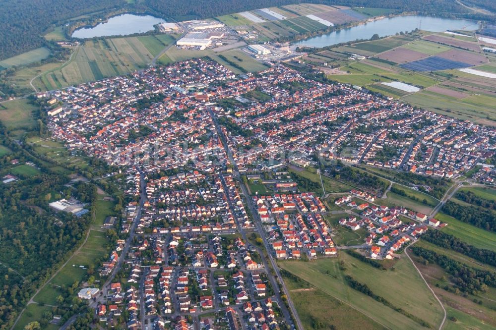 Wiesental aus der Vogelperspektive: Ortsansicht in Wiesental im Bundesland Baden-Württemberg, Deutschland