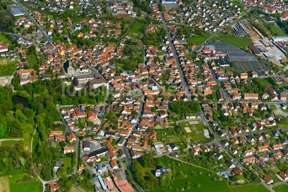 Luftbild Wiesentheid - Ortsansicht in Wiesentheid im Bundesland Bayern, Deutschland