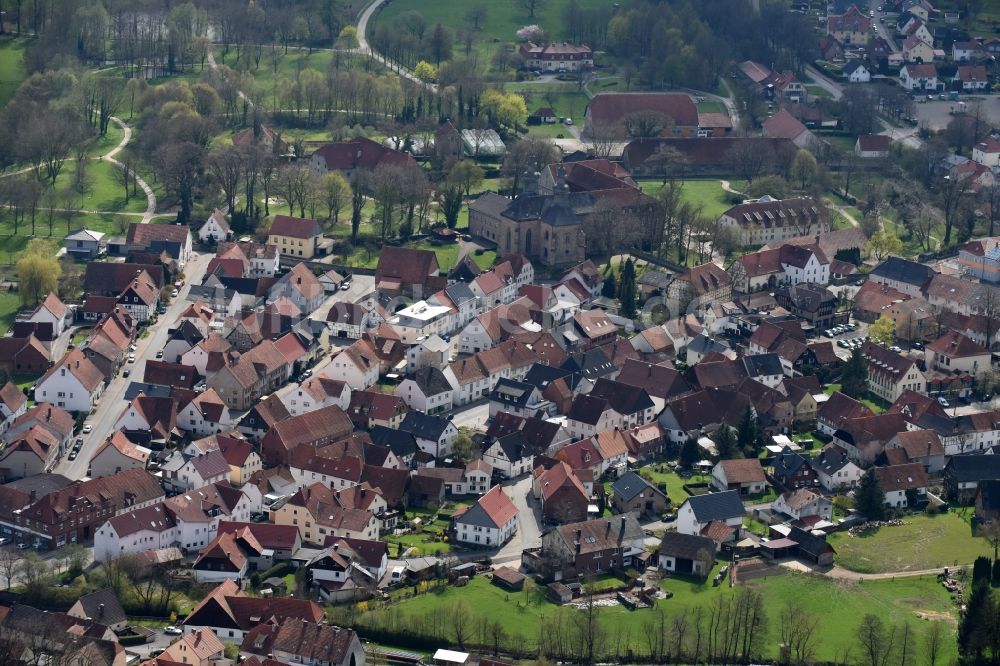 Luftaufnahme Willebadessen - Ortsansicht in Willebadessen im Bundesland Nordrhein-Westfalen