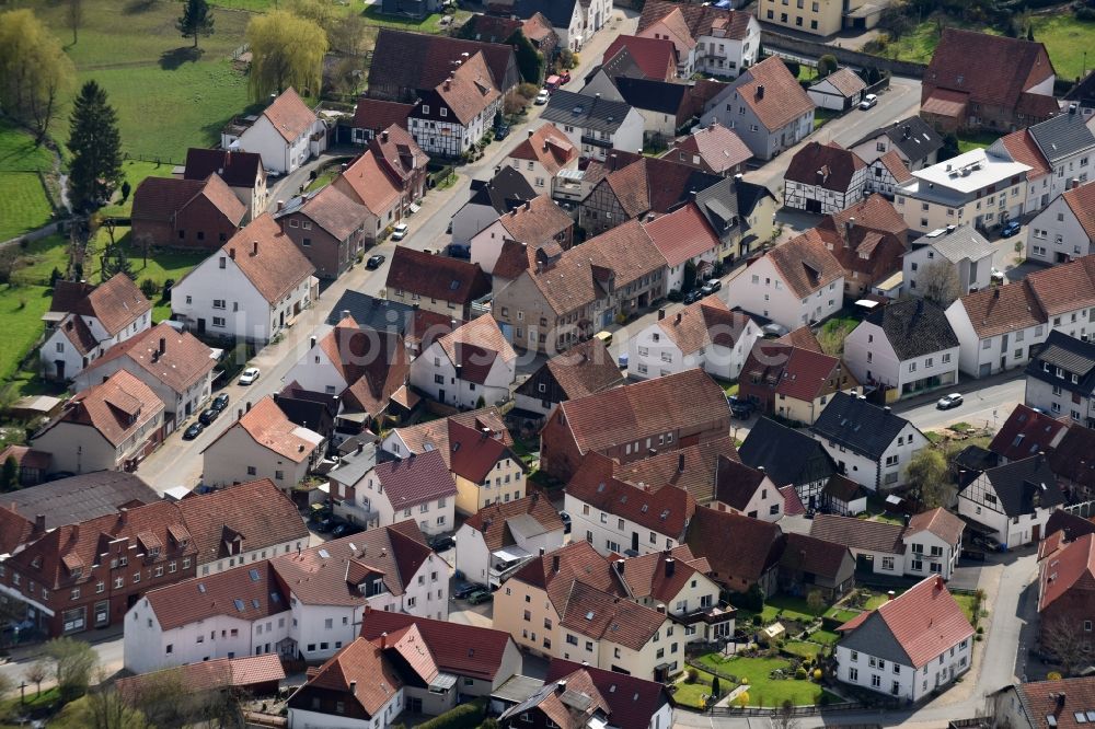 Willebadessen aus der Vogelperspektive: Ortsansicht in Willebadessen im Bundesland Nordrhein-Westfalen