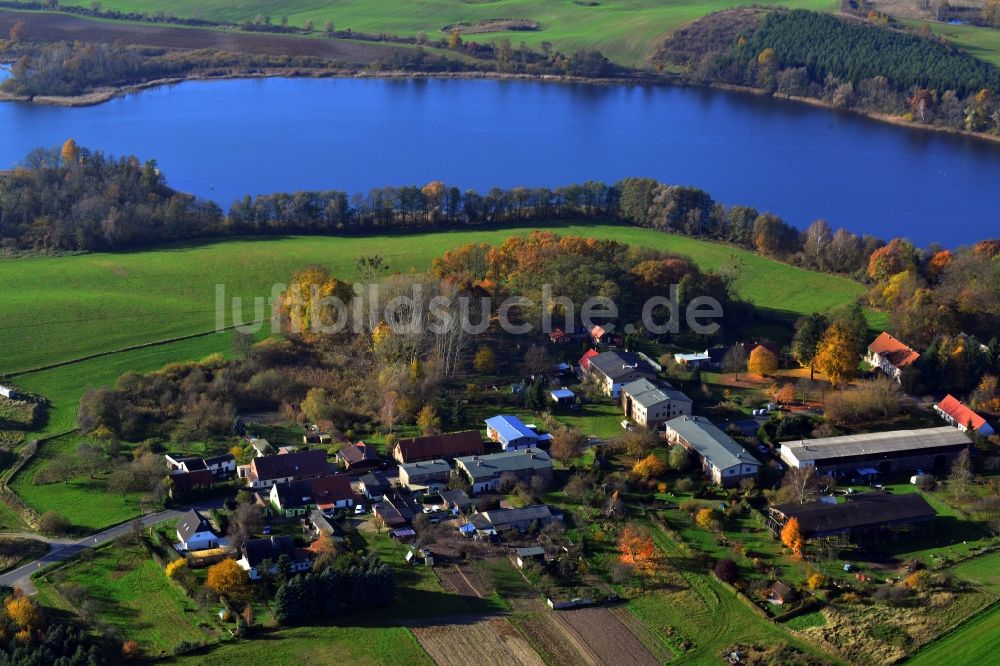 Luftbild Gerswalde OT Willmine - Ortsansicht von Willmine in Gerswalde im Bundesland Brandenburg