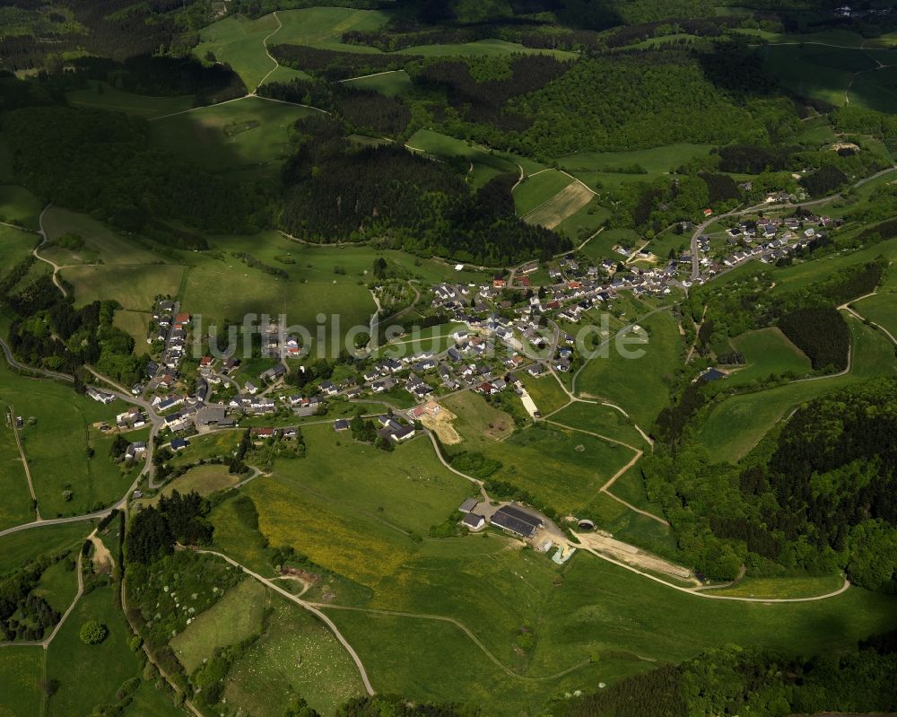 Wimbach von oben - Ortsansicht von Wimbach im Bundesland Rheinland-Pfalz