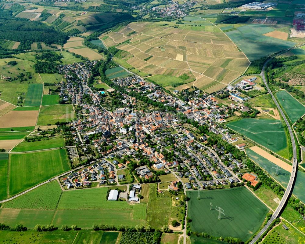 Windesheim von oben - Ortsansicht von Windesheim im Bundesland Rheinland-Pfalz