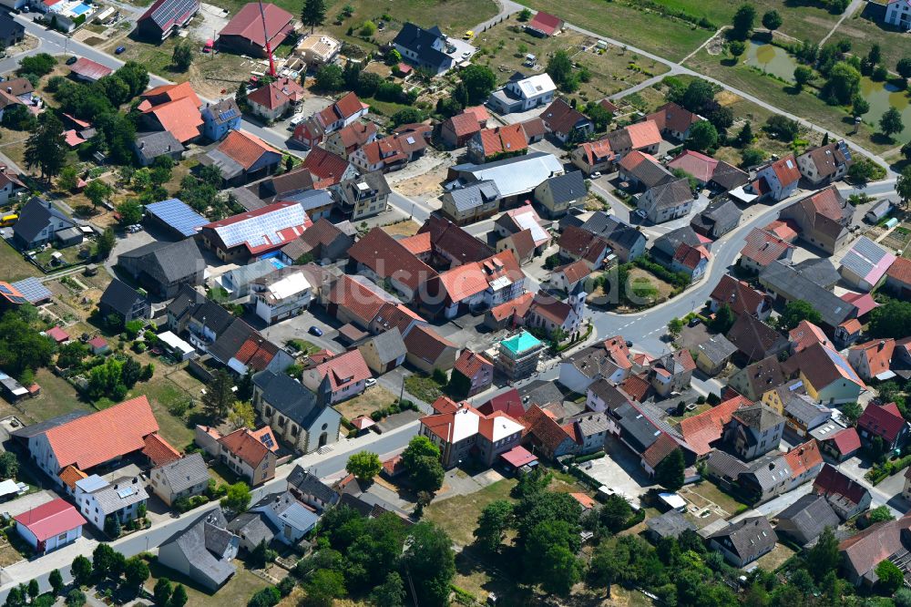 Windischbuch aus der Vogelperspektive: Ortsansicht in Windischbuch im Bundesland Baden-Württemberg, Deutschland