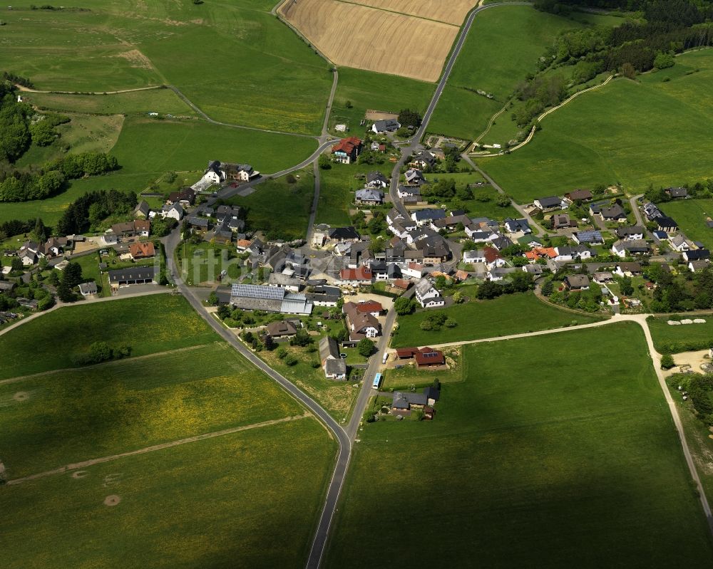 Winnerath von oben - Ortsansicht Winnerath im Bundesland Rheinland-Pfalz