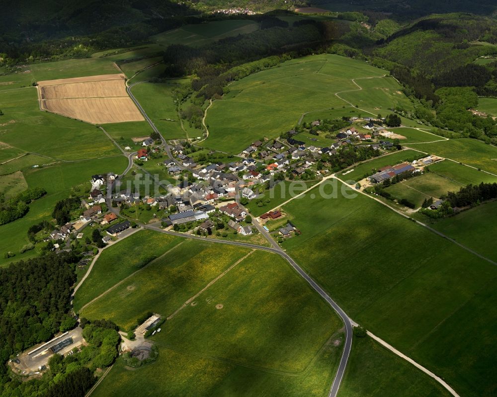 Winnerath aus der Vogelperspektive: Ortsansicht Winnerath im Bundesland Rheinland-Pfalz