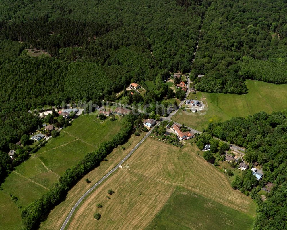 Winterbach OT Kreershäuschen von oben - Ortsansicht von Winterbach Ortsteil Kreershäuschen im Bundesland Rheinland-Pfalz