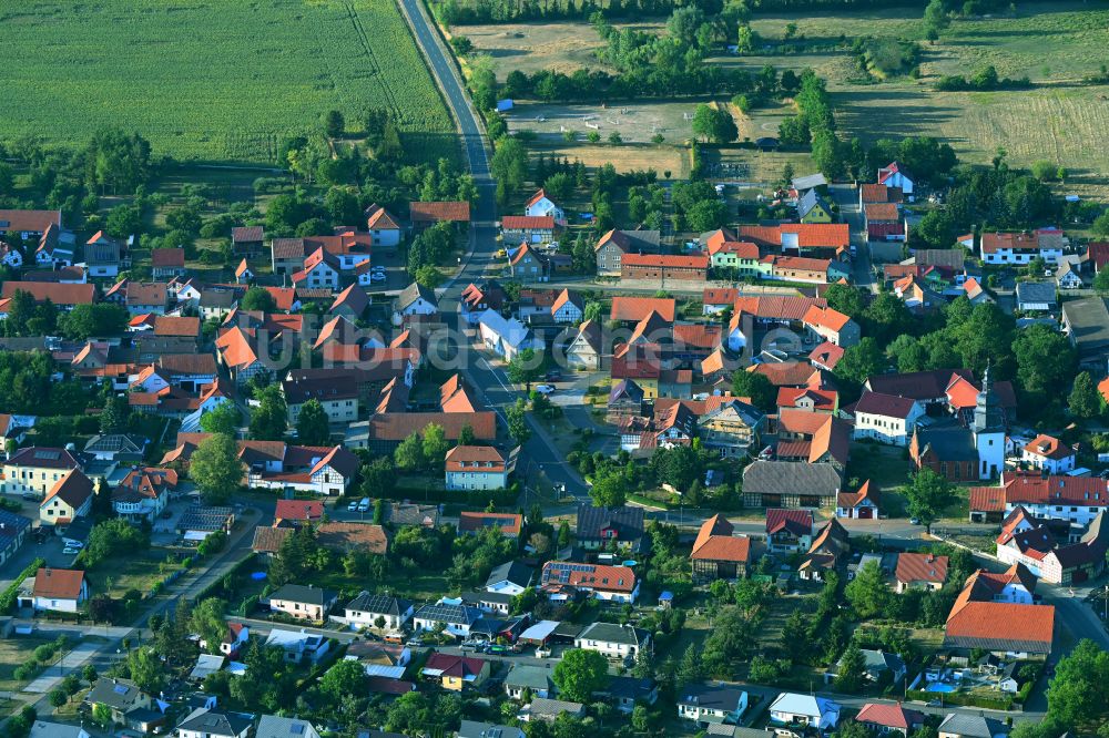 Luftbild Wüllersleben - Ortsansicht in Wüllersleben im Bundesland Thüringen, Deutschland