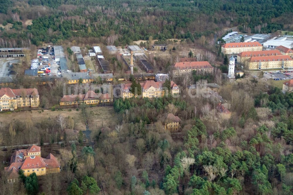 Luftbild Zossen - Ortsansicht in Wünsdorf im Bundesland Brandenburg