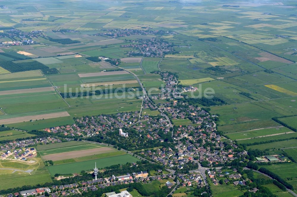 Wrixum aus der Vogelperspektive: Ortsansicht von Wrixum im Bundesland Schleswig-Holstein