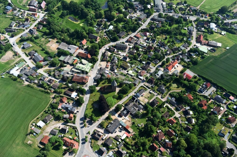 Zarpen von oben - Ortsansicht in Zarpen im Bundesland Schleswig-Holstein