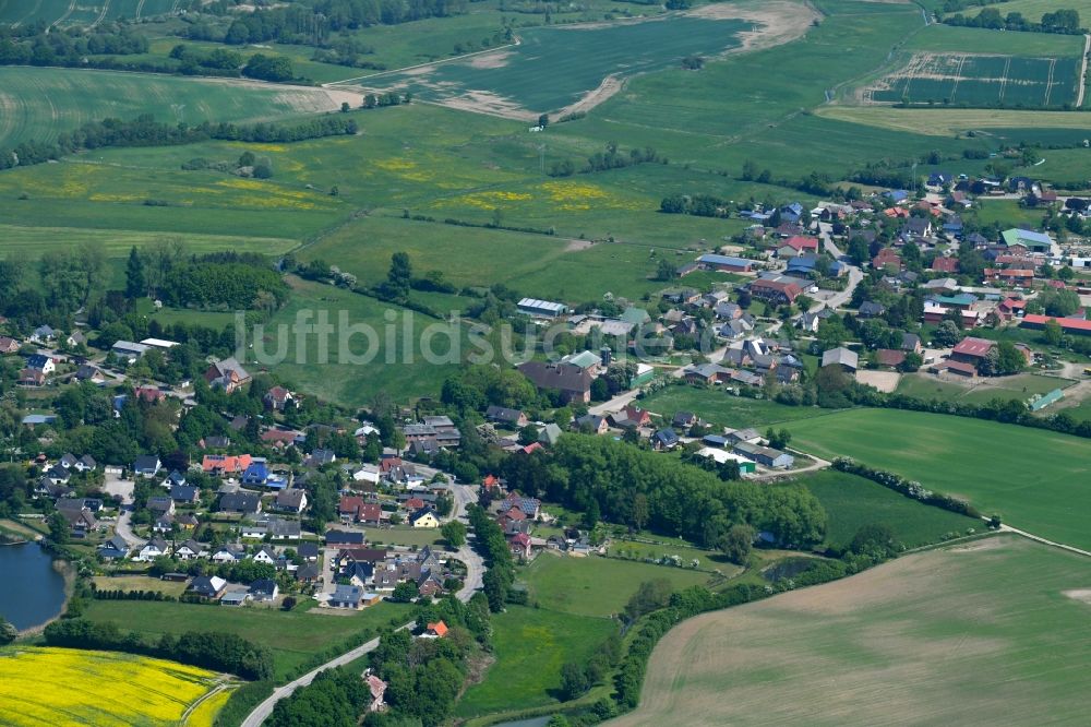 Luftaufnahme Zarpen - Ortsansicht in Zarpen im Bundesland Schleswig-Holstein, Deutschland