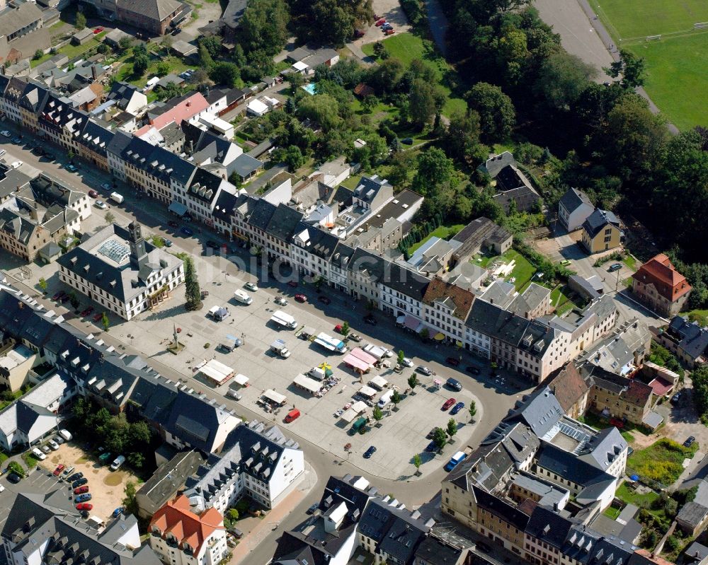 Luftaufnahme Zaßnitz - Ortsansicht in Zaßnitz im Bundesland Sachsen, Deutschland