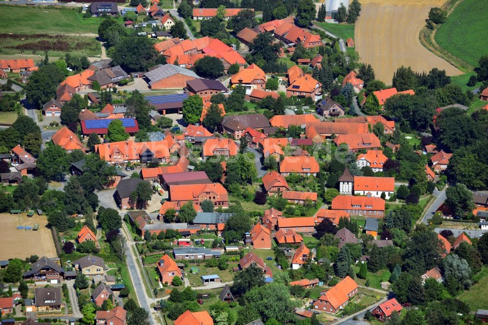 Barum aus der Vogelperspektive: Ortsansicht vom Zentrum des Dorfes Barum im Bundesland Niedersachsen