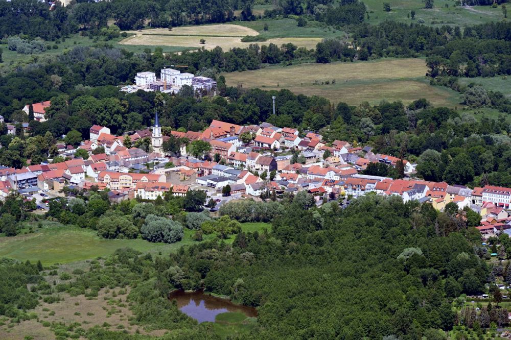 Zossen von oben - Ortsansicht in Zossen im Bundesland Brandenburg, Deutschland