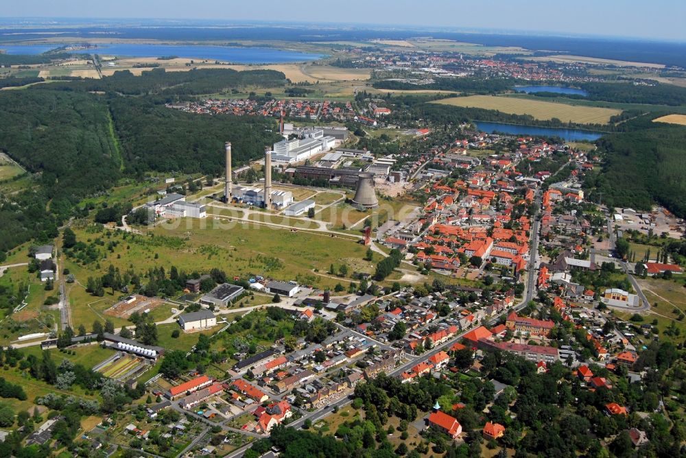 Zschornewitz von oben - Ortsansicht in Zschornewitz im Bundesland Sachsen-Anhalt, Deutschland