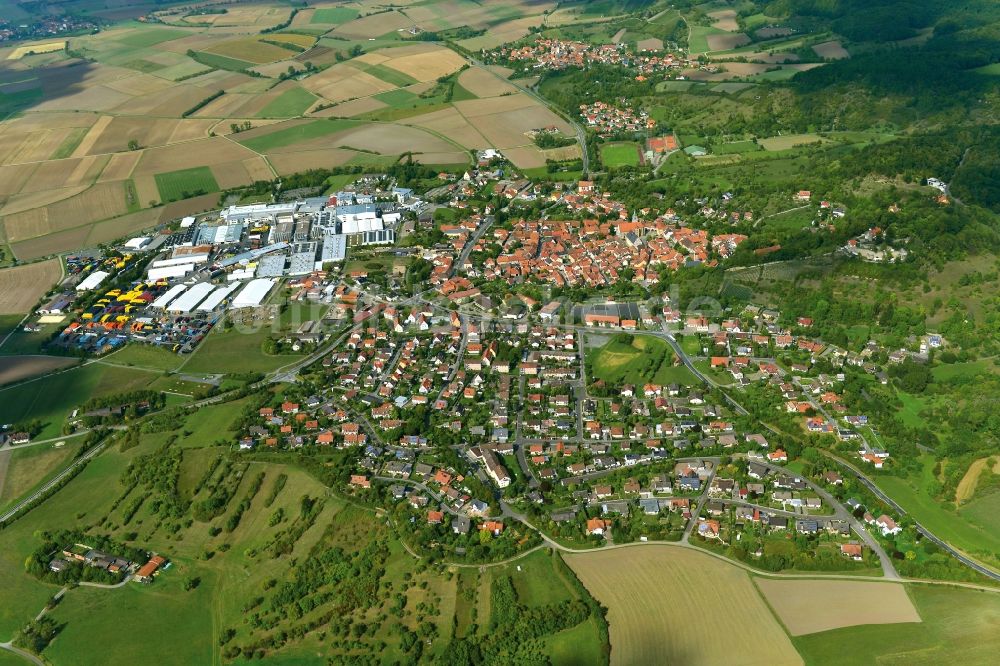 Konigsberg In Bayern Von Oben Ortsansicht Der Zum Landkreis Hassberge Gehorenden Gemeinde Konigsberg In Bayern Im