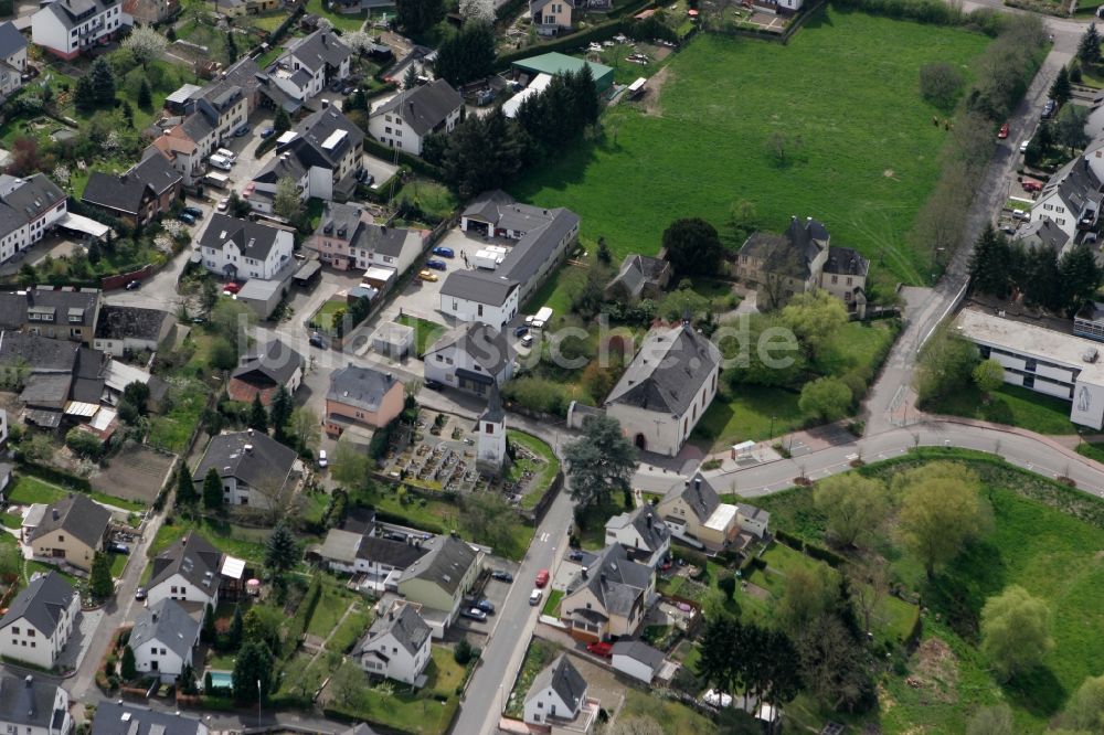 Luftaufnahme Trier Irsch - Ortsbezirk Irsch in Trier im Bundesland Rheinland-Pfalz