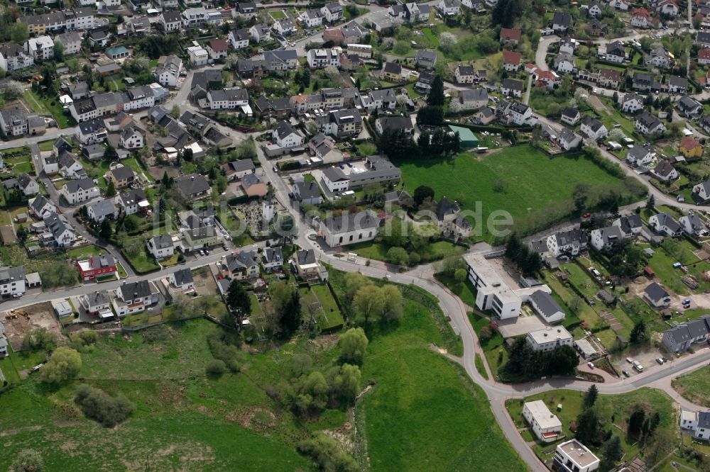 Trier Irsch von oben - Ortsbezirk Irsch in Trier im Bundesland Rheinland-Pfalz