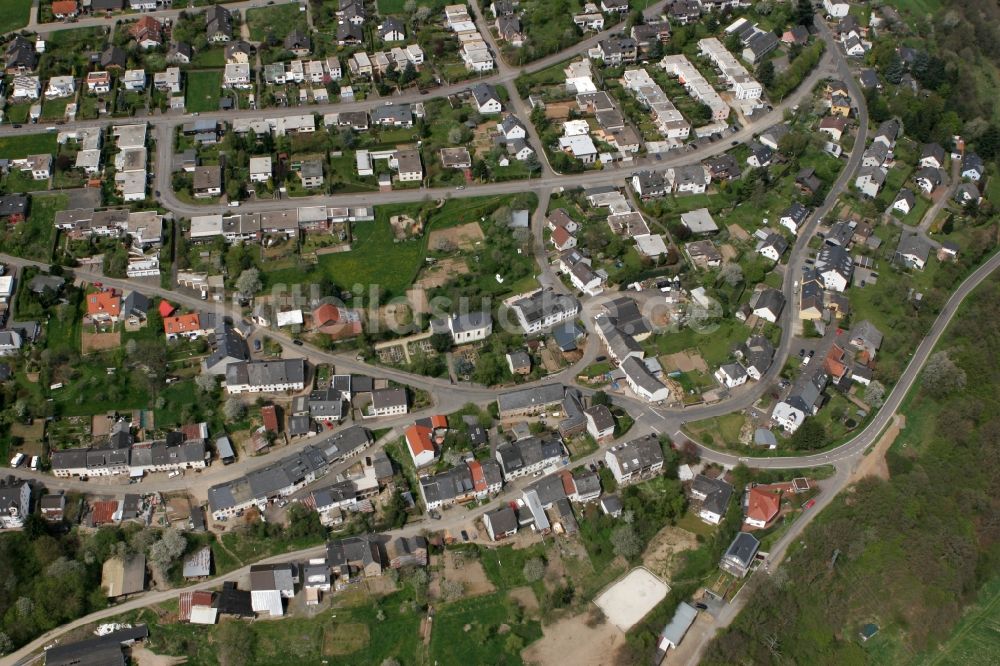 Trier Kernscheid von oben - Ortsbezirk Kernscheid in Trier im Bundesland Rheinland-Pfalz