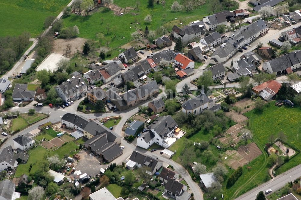 Trier Kernscheid aus der Vogelperspektive: Ortsbezirk Kernscheid in Trier im Bundesland Rheinland-Pfalz