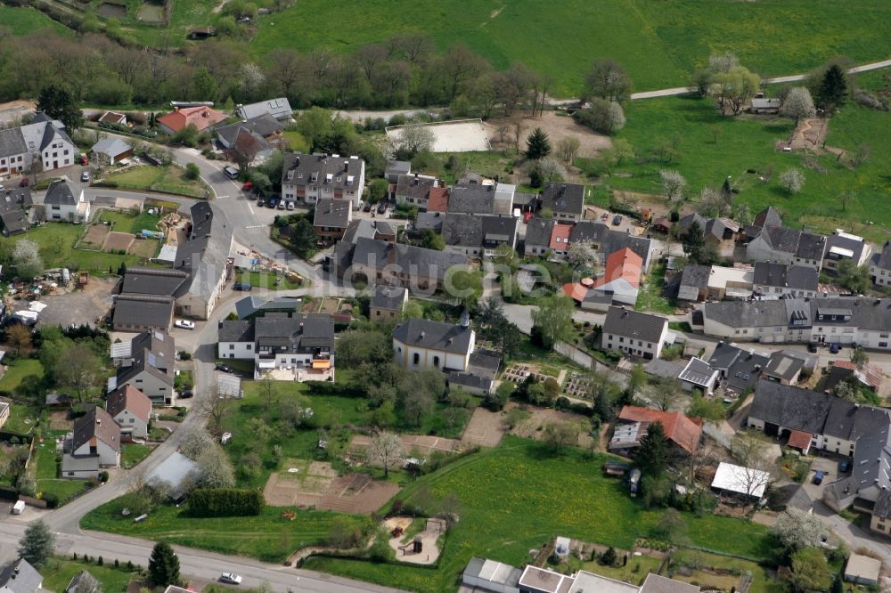 Luftaufnahme Trier Kernscheid - Ortsbezirk Kernscheid in Trier im Bundesland Rheinland-Pfalz