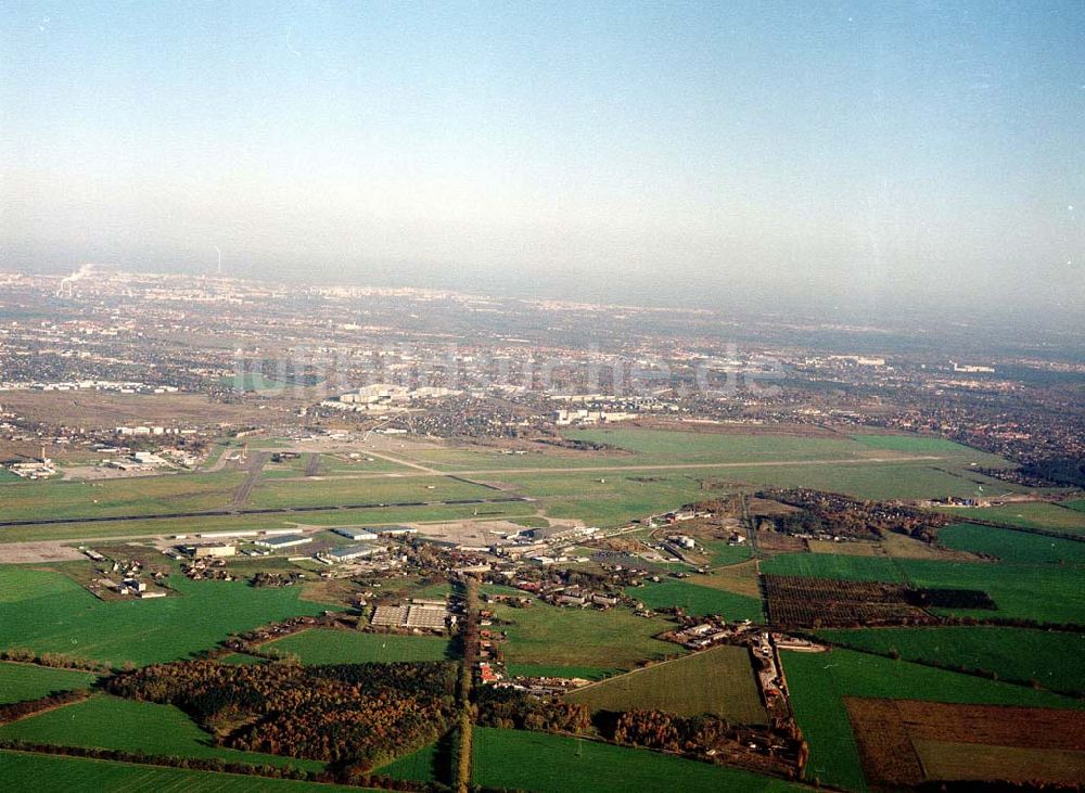 Schönefeld / Brandenburg von oben - Ortschaften und Umgebung des künftigen Großflughafens Berlin - Schönefeld.