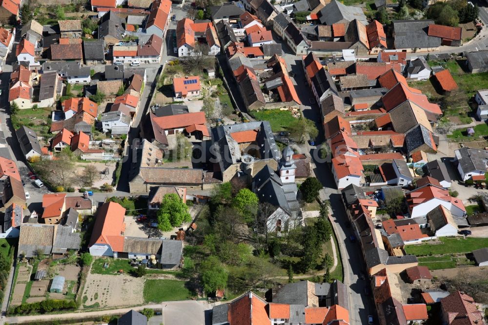 Luftbild Partenheim - Ortsgemeinde Partenheim im Rheinhessischen Hügelland der Verbandsgemeinde Wörrstadt im Landkreis Alzey-Worms in Rheinland-Pfalz