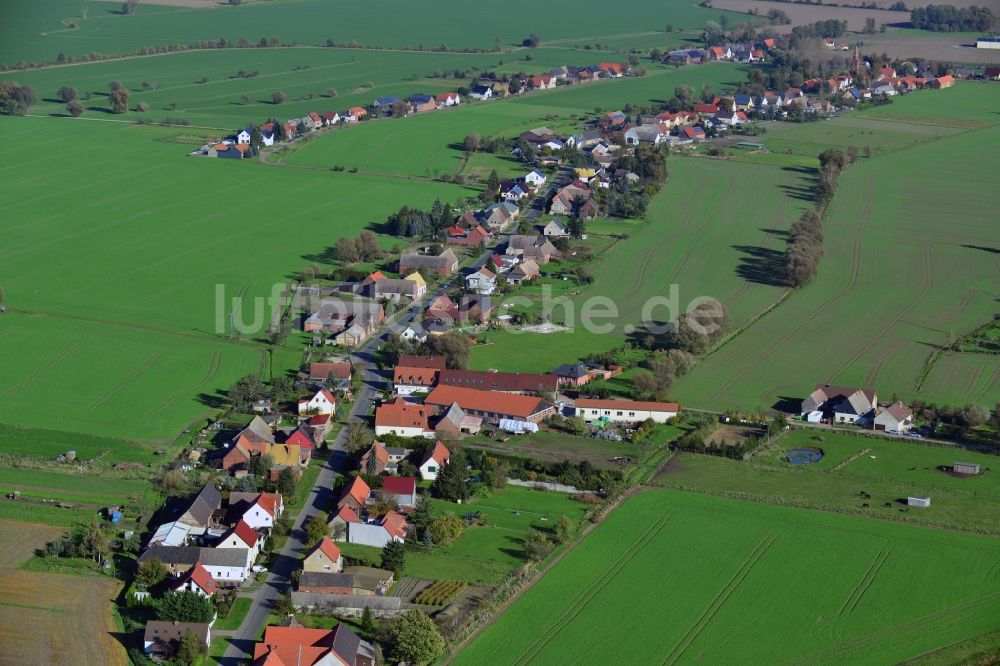 Luftbild Horstdorf - Ortskern in Horstdorf im Bundesland Sachsen-Anhalt