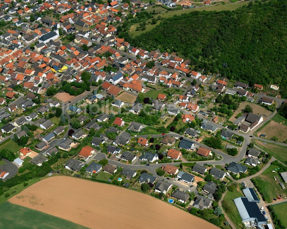 Luftaufnahme Merxheim - Ortskern von Merxheim im Bundesland Rheinland-Pfalz