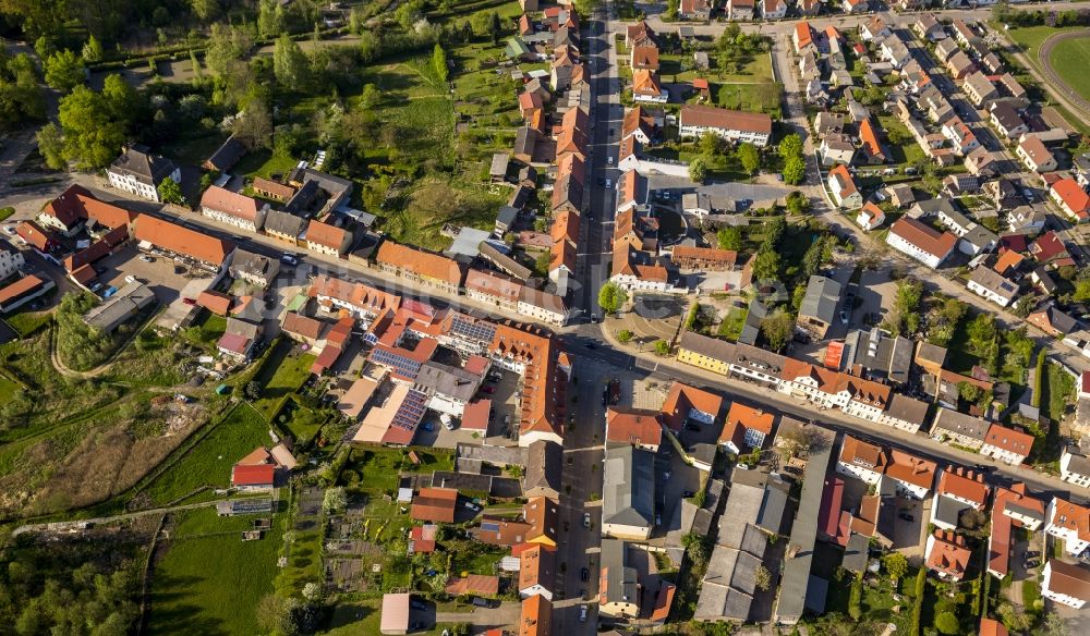 Luftbild Mirow - Ortskern von Mirow im Bundesland Mecklenburg-Vorpommern