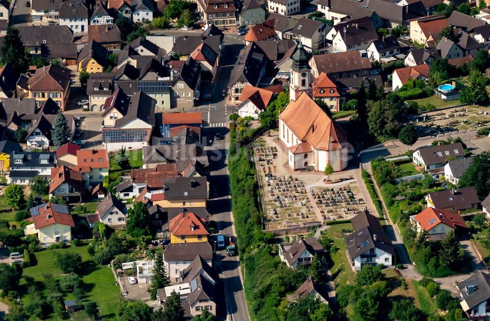 Luftbild Ettenheim - Ortsteil Altdorf in Ettenheim im Bundesland Baden-Württemberg, Deutschland