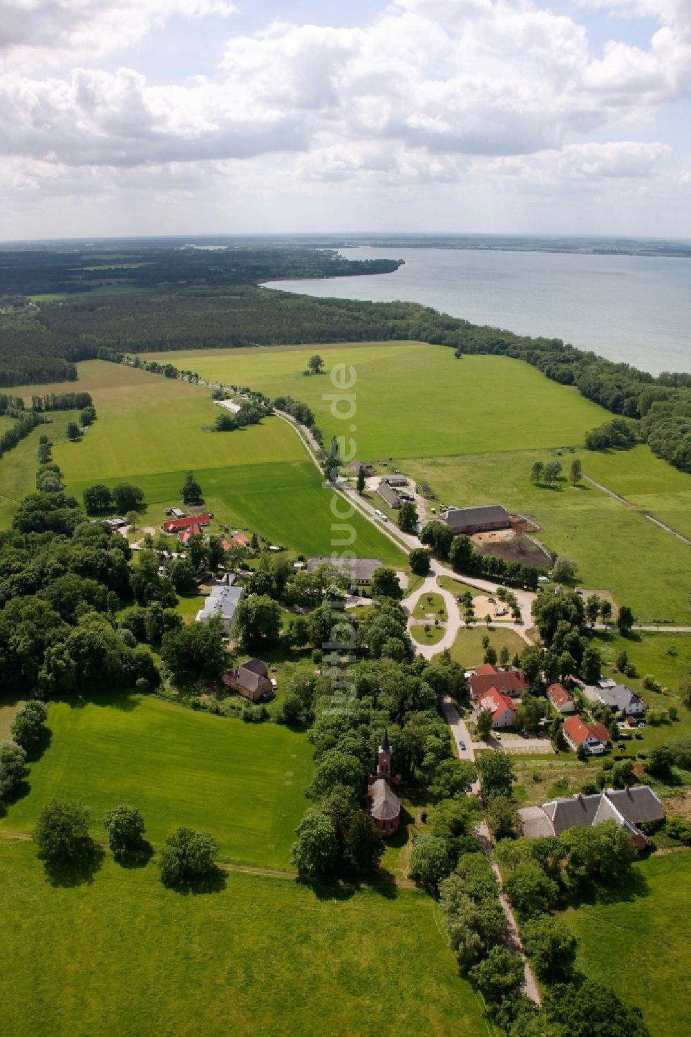 Luftbild Rechlin OT Boek - Ortsteil Boek in Rechlin im Bundesland Mecklenburg-Vorpommern