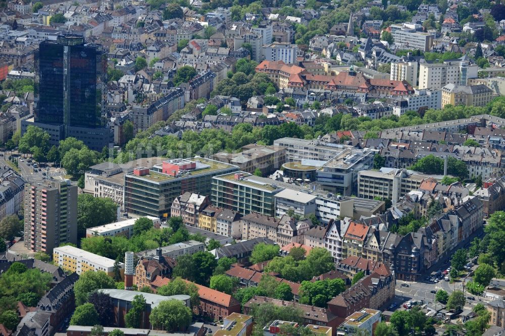 Frankfurt am Main aus der Vogelperspektive: Ortsteil Bornheim in Frankfurt am Main im Bundesland Hessen