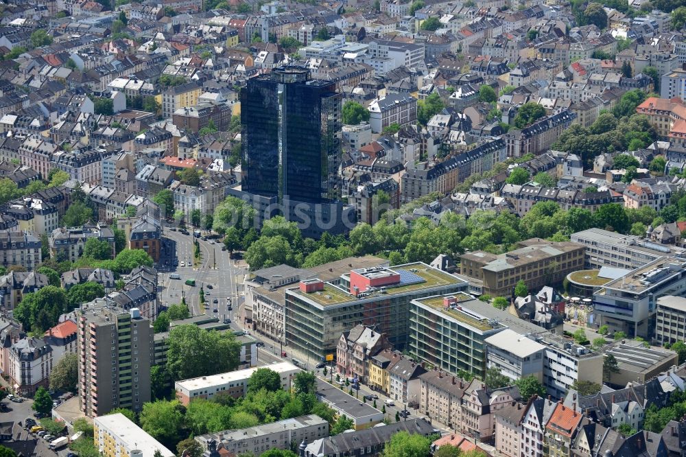 Frankfurt am Main von oben - Ortsteil Bornheim in Frankfurt am Main im Bundesland Hessen