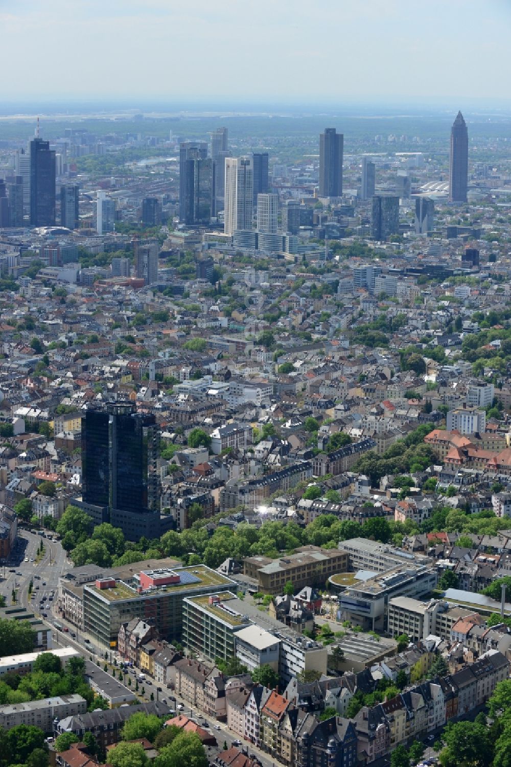 Luftbild Frankfurt am Main - Ortsteil Bornheim in Frankfurt am Main im Bundesland Hessen