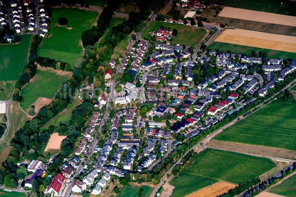 Luftbild Kirchzarten - Ortsteil Burg Birkenhof in Kirchzarten im Bundesland Baden-Württemberg, Deutschland