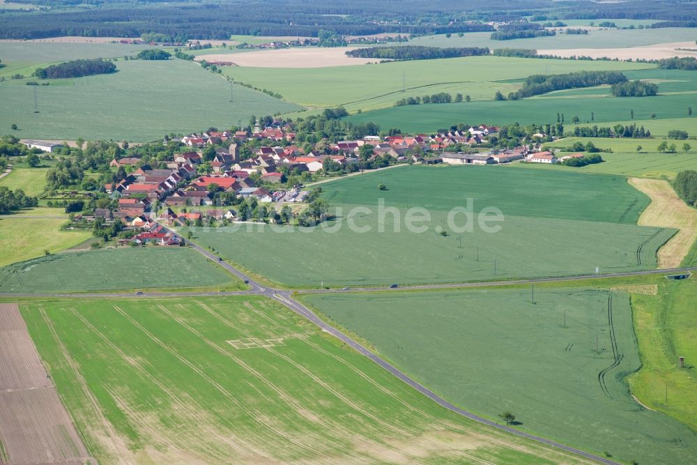 Luftaufnahme Planetal - Ortsteil Dahnsdorf in Planetal im Bundesland Brandenburg, Deutschland