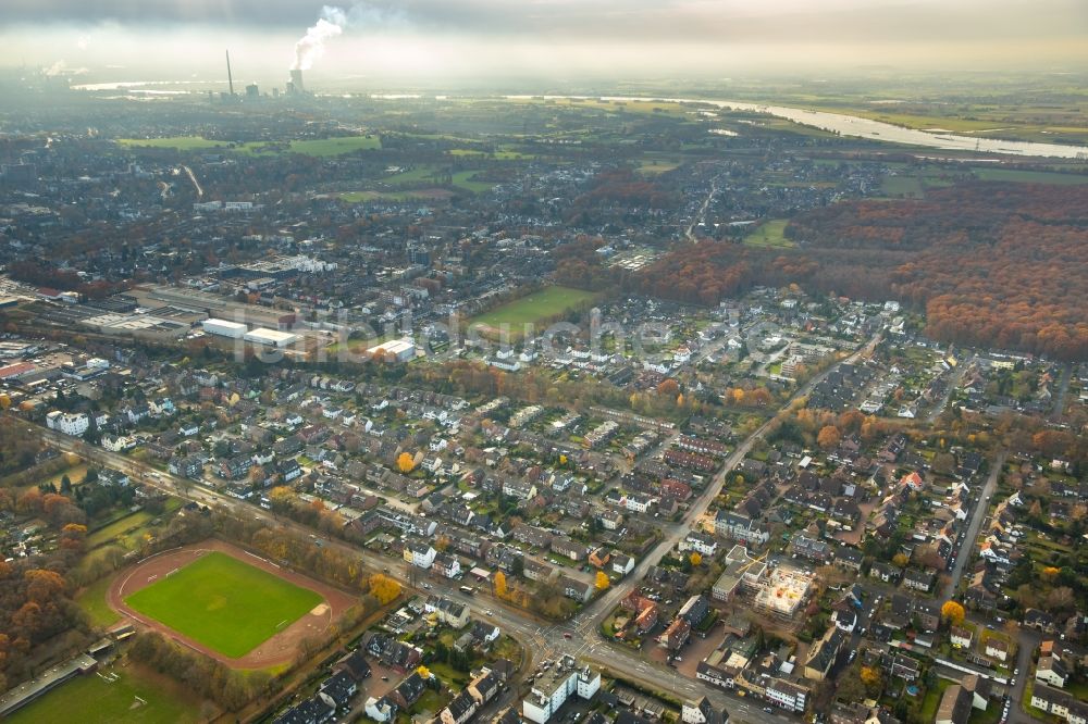 Luftaufnahme Dinslaken - Ortsteil Eppinghoven in Dinslaken im Bundesland Nordrhein-Westfalen