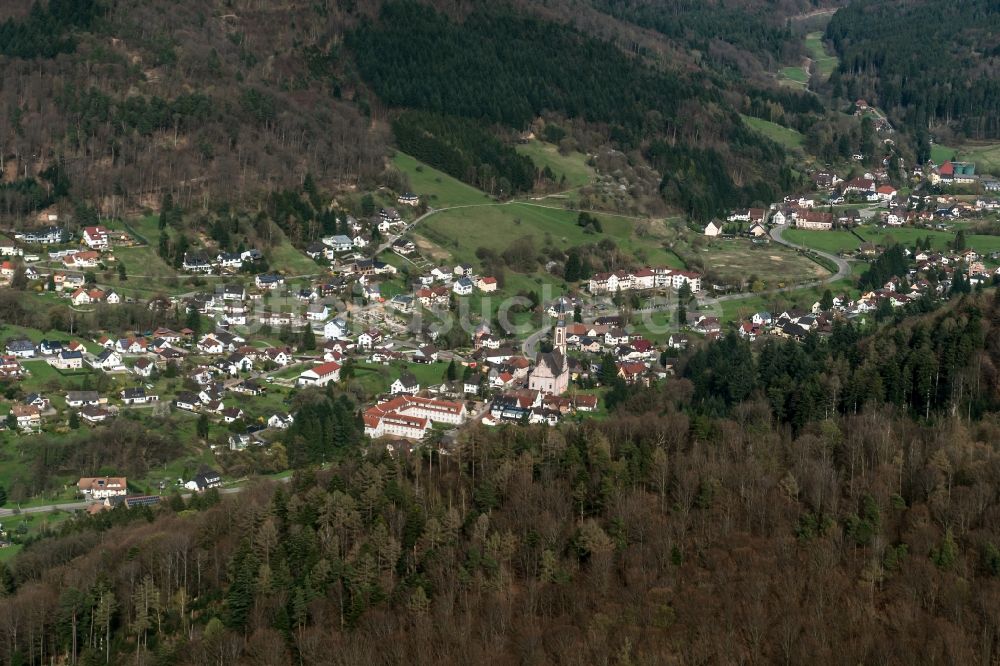 Luftbild Ettenheim - Ortsteil Ettenheim Münster in Ettenheim im Bundesland Baden-Württemberg, Deutschland