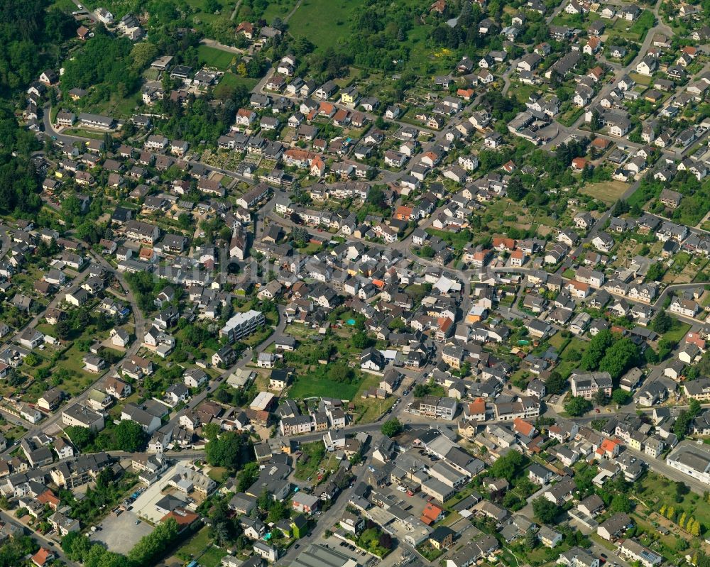 Neuwied, Feldkirchen von oben - Ortsteil Feldkirchen in Neuwied im Bundesland Rheinland-Pfalz