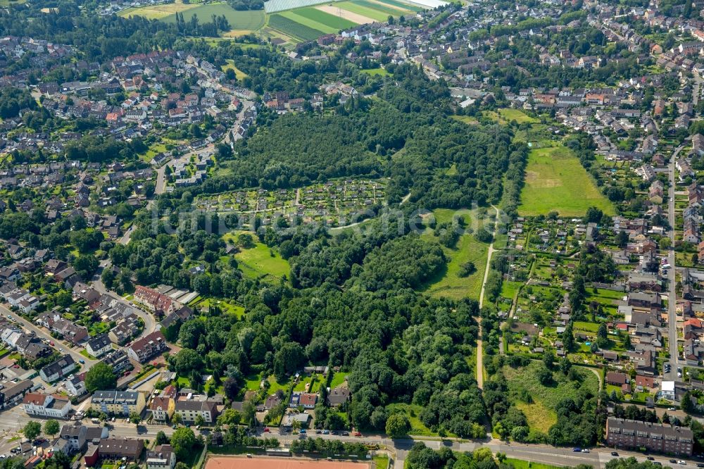 Essen von oben - Ortsteil Frintrop in Essen im Bundesland Nordrhein-Westfalen