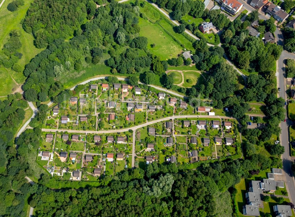 Essen aus der Vogelperspektive: Ortsteil Frintrop in Essen im Bundesland Nordrhein-Westfalen