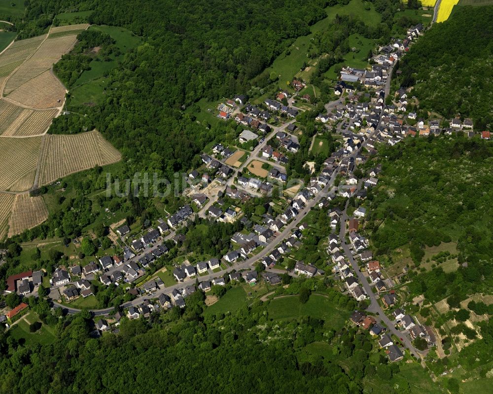 Bad Neuenahr-Ahrweiler OT Gimmingen von oben - Ortsteil Gimmingen in Bad Neuenahr-Ahrweiler im Bundesland Rheinland-Pfalz