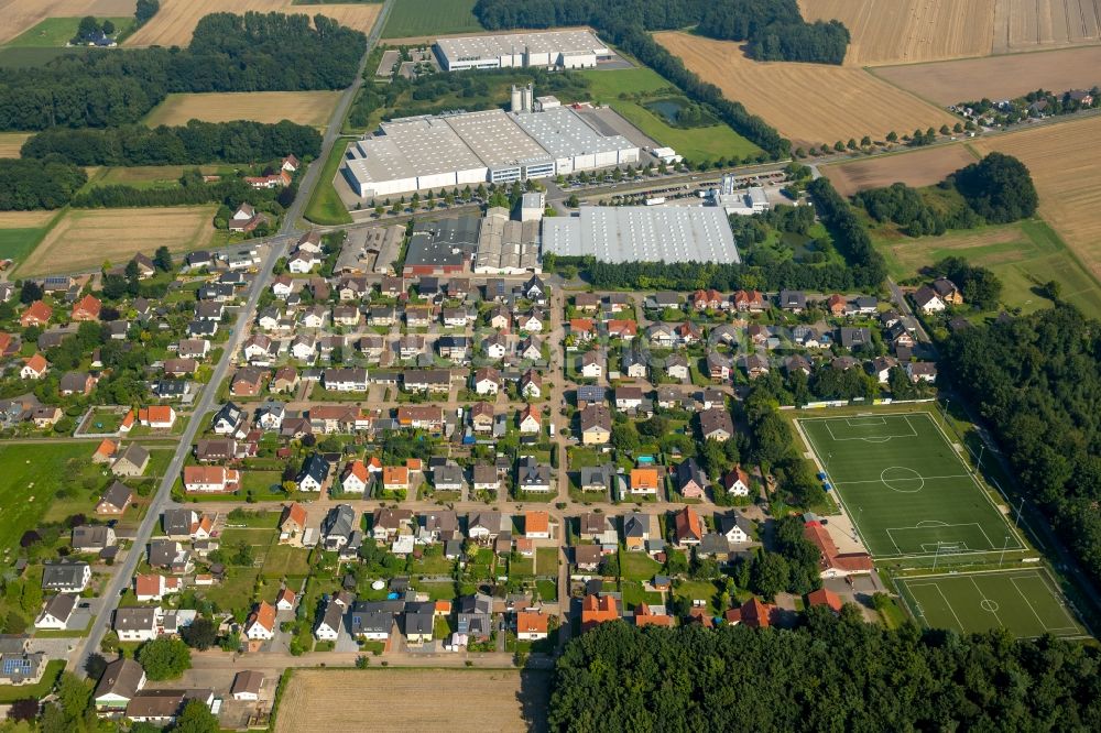 Luftaufnahme Bruchmühlen - Ortsteil Große Heide in Bruchmühlen im Bundesland Nordrhein-Westfalen